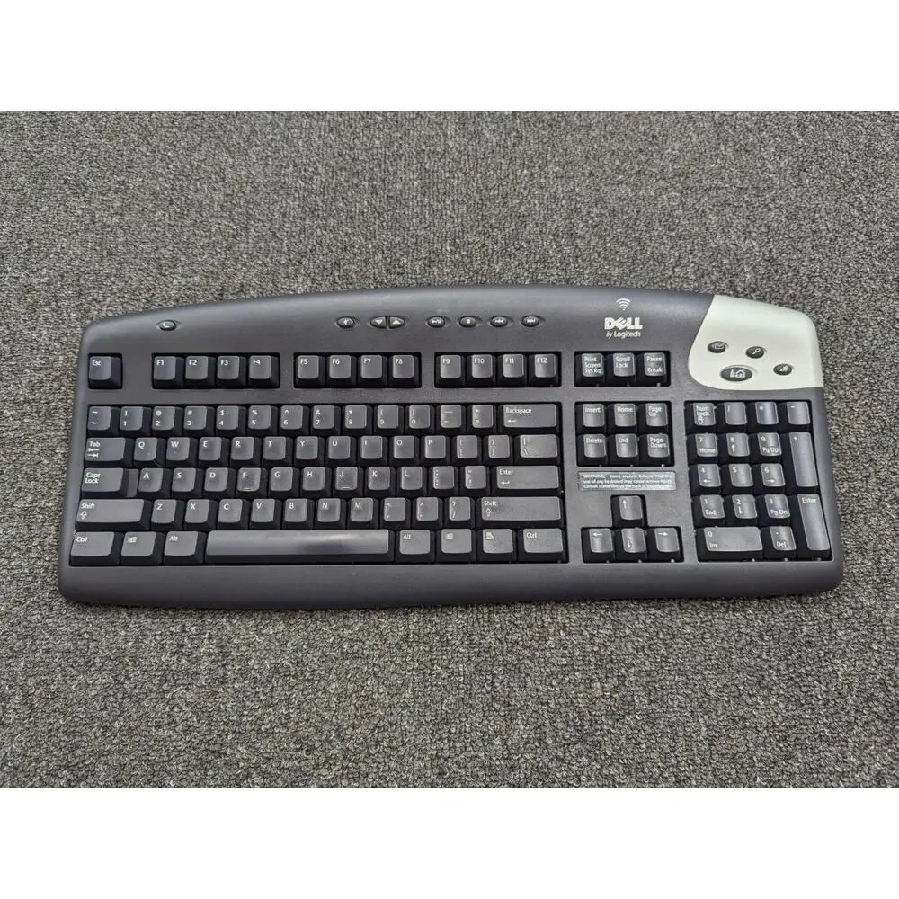 Dell iTouch Cordless Desktop Logitech Y-RB6 Keyboard + Mouse & Receiver Tested